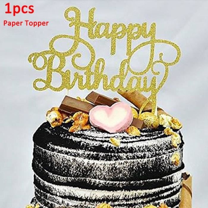 Toppers Anniversaire Enfant Decoration Gateau Anniversaire,11 Pièces