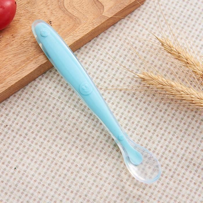 2 Cuillères En Silicone Souple Pour Bébé - Apprentissage Alimentaire, Anneau De Dentition, Sans BPA, Forme Girafe - 4
