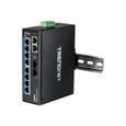 TRENDNET Commutateur Ethernet TI-G102 10 Ports - 2 Couches supportées - Modulaire - Paire torsadée et Fibre Optique-1