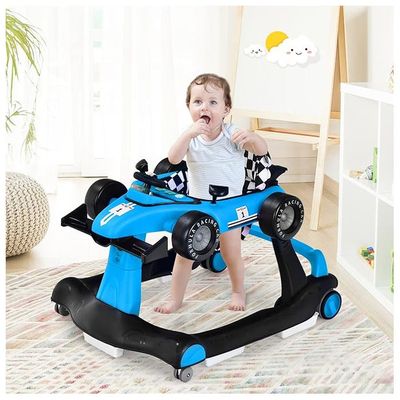 LIFEZEAL Trotteur Bébé Évolutif en 1, Siège Réglable, Musique