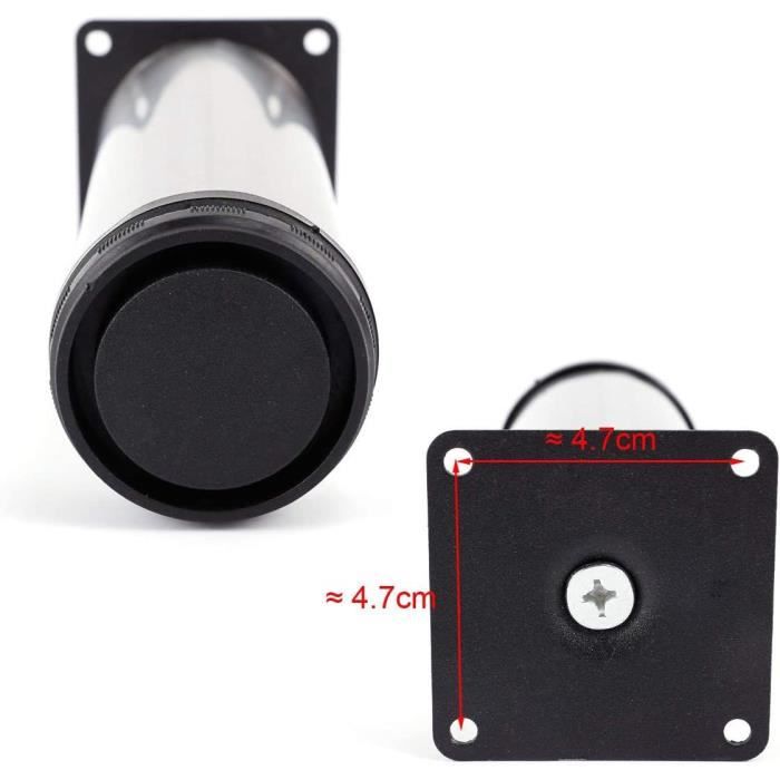 4 Pied De Meuble Poli,Jambe De Meuble Ajustable,Pattes De Cabinet En