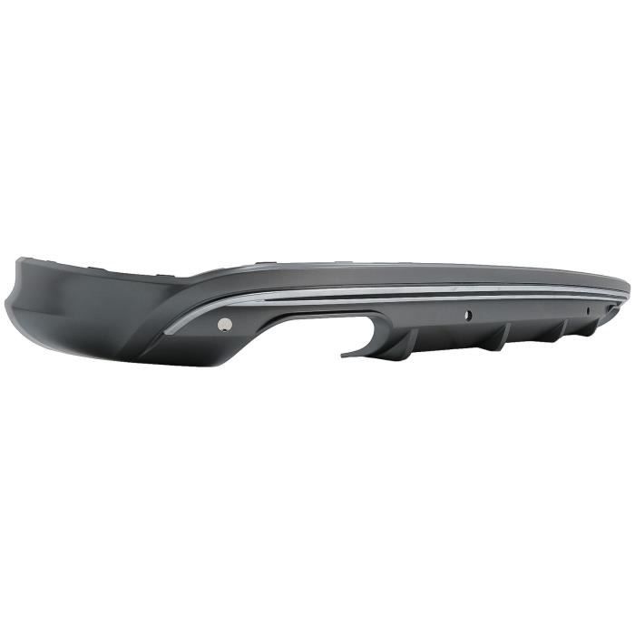 Diffuseur De Pare-chocs Arrière Universel - Compatible Audi, BMW, VW, Peugeot - En ABS Noir - Lot De 2 Pièces - 9