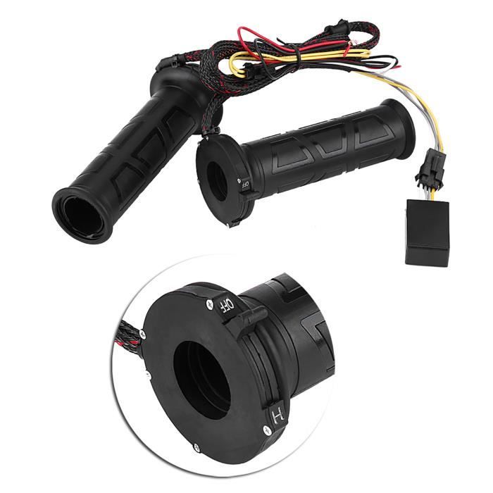 Poignées Chauffantes Luxe 120mm Et Diamètre 25mm Tecno Globe Moto : Www