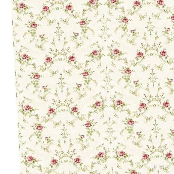 Papier peint pour maison de poupée - Amelia - Station D