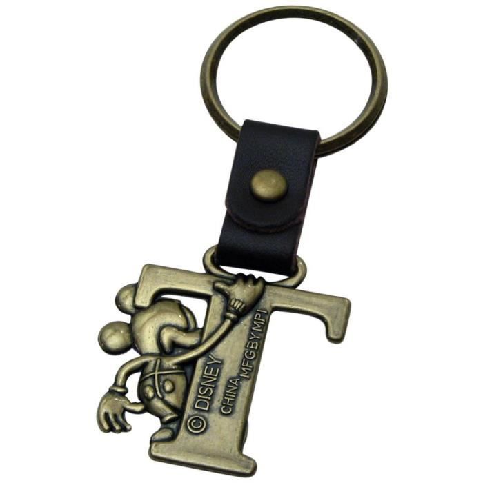 Porte-clés personnalisé Mickey prénom - Perle lettre acrylique couleur