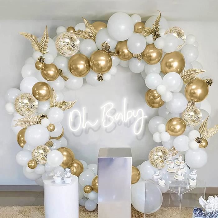 Arche De Mariage, Anniversaire, Baptême – Blanc Ou Doré, Neuve