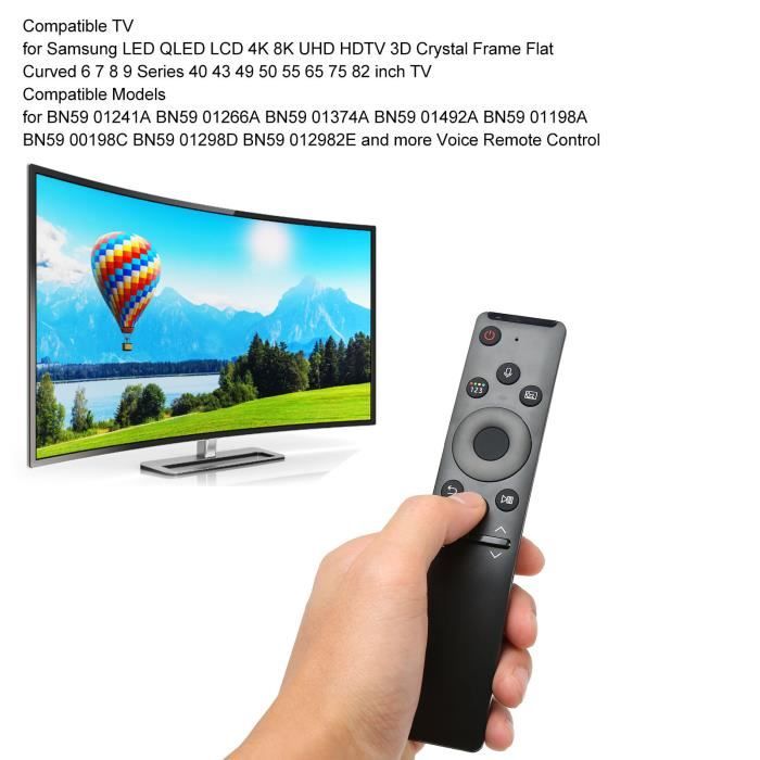 Télécommande universelle pour tous les téléviseurs Samsung Led Qled Uhd  Suhd Hdr Lcd Frame Cu F