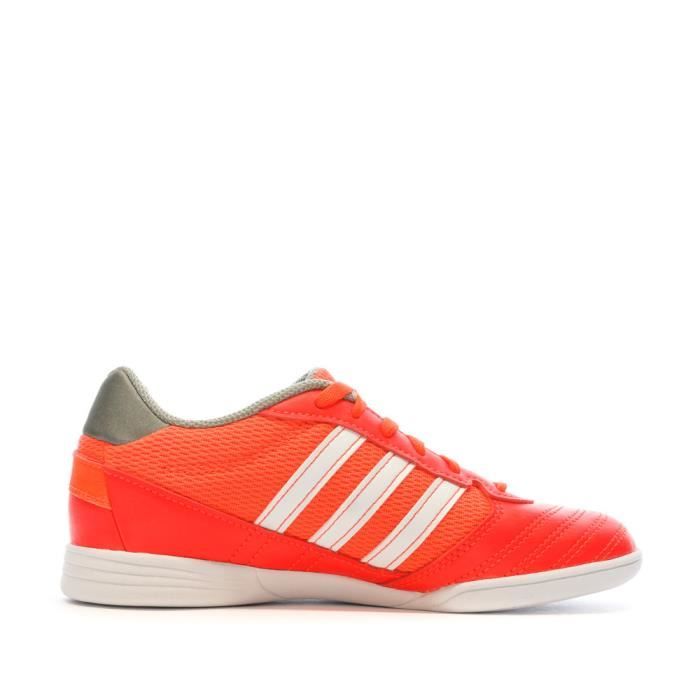 Chaussures de futsal ADIDAS Super Sala Orange Garcon Semelles synthetiques Cdiscount Sport