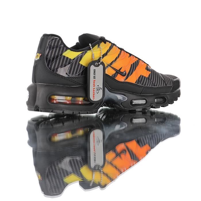 Nike tn air max plus striped black orange cheap