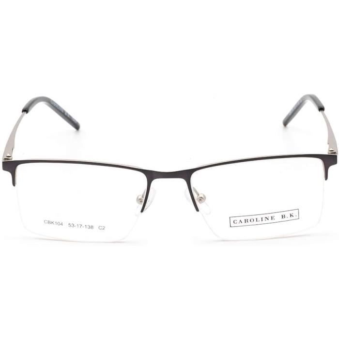 Lunettes Transparentes Neutres Unisexe - Monture Noire CITYVISION