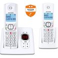 Téléphone sans fil DECT - ALCATEL F530 Voice Duo - Répondeur 14 min - Blanc-2