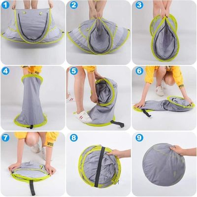 Lit De Voyage Bébé Portable - Tente Pliable Avec Moustiquaire, Matelas Et Sac De Transport, Sécurité T à Deux Points
