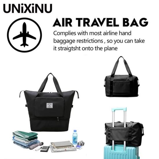 Umy XINU-Sac de voyage de grande capacité pour femme, sac de week-end, sacs  de
