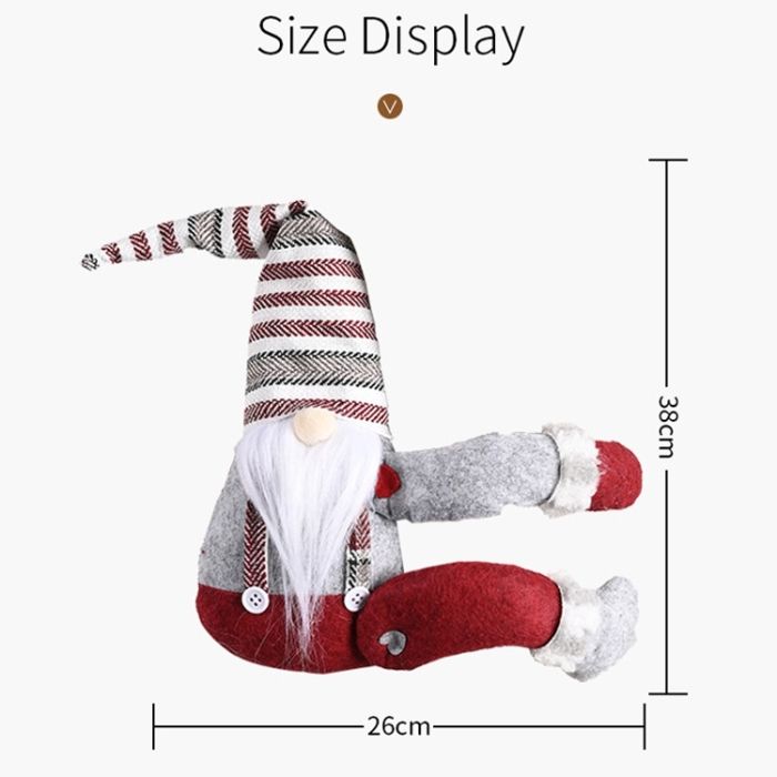 Chapeau De Sapin De Noël Avec Nœud Classique - Décoration Festive Légère Pour Cheminée Ou Table - Élégant Et Facile à Installer - 30 X 22 X 18 Cm