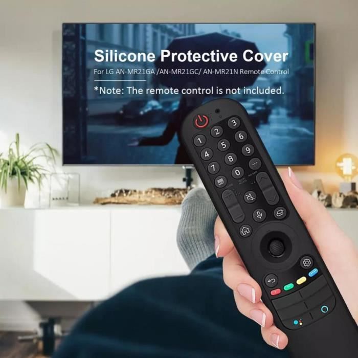 Pour LG An-MR21GC / AN-MR21N / AN-MR21GA Étui de protection en silicone  pour télécommande TV (