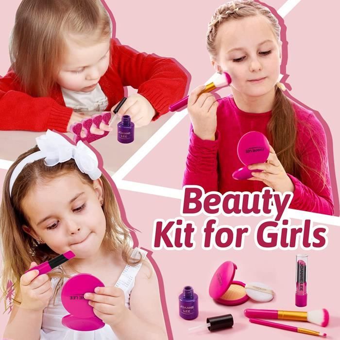 Flybay Maquillage Enfant Jouet Filles, Lavable Malette Maquillage
