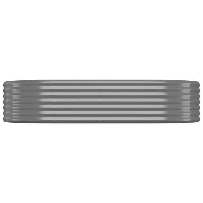Lit Surélevé De Jardin 249x100x68 Cm Anthracite - Grande Jardinière Acier VidaXL Pour Plantes Et Légumes