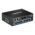 TRENDNET Commutateur Ethernet TI-G102 10 Ports - 2 Couches supportées - Modulaire - Paire torsadée et Fibre Optique-3