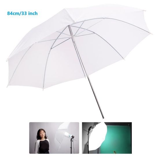 DynaSun W988 Kit Éclairage Studio Photo Vidéo Professionnel - Trépied, Parapluie 84cm, Adaptateur E27, Rotule, Sac De Transport Pour Flash Cobra