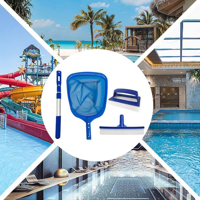 1*Écumeur De Piscine, Kit De Nettoyage De Piscine, Accessoires De Piscine En Filet A Mailles Fines Pour Spas Piscines Feuilles De Piscine Et Salete 92066090 1*Écumeur De Piscine, Kit De Nettoyage De Piscine, Accessoires De Piscine En Filet A Mailles Fines Pour Spas Piscines Feuilles De Piscine Et Salete 92066090