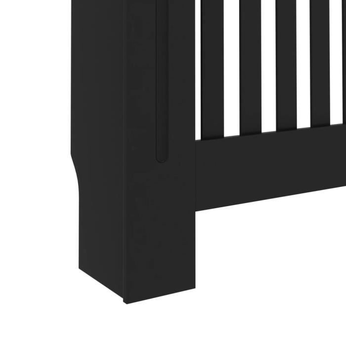 Cache Radiateur Blanc FATIVO En MDF - Taille S (101,2x78x19 Cm) | Couvre-Radiateur Mural, Design à Lattes