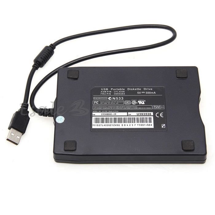Lecteur de disquette Externe USB 3.5 1.44Mo 2HD 2DD Portable avec cable  pour ordinateur PC - Achat / Vente lecteur de disquette Lecteur de disquette  Externe USB 3.5 1.44Mo 2HD 2DD Portable