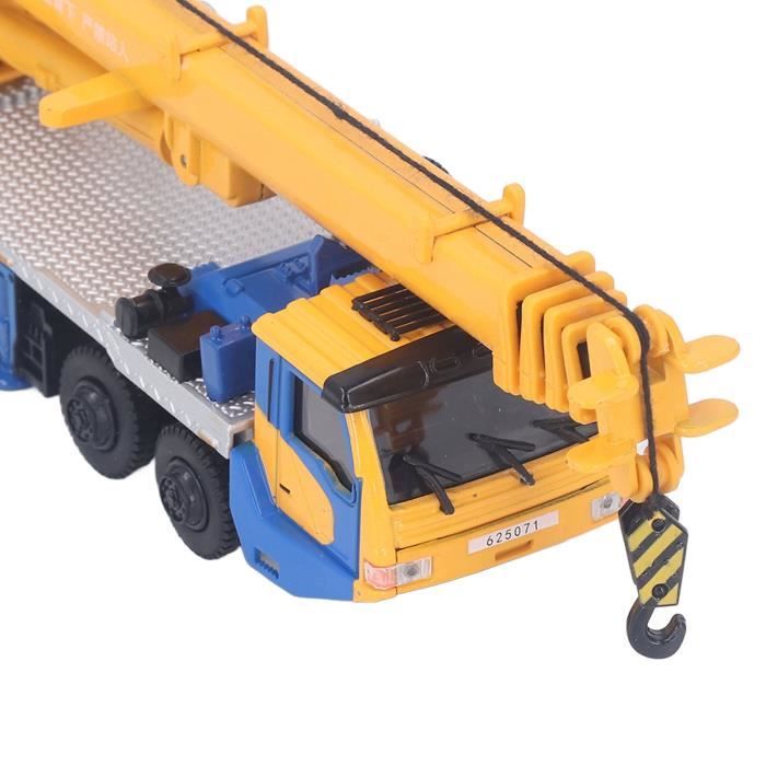 Colcolo – Grue Jouet 1:55 – Véhicule De Chantier Miniature – Bras 30 Cm, Rotation 360° – Cadeau Anniversaire Pour Enfants