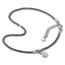 210mm Platine Chaine de Cheville avec Pendentif Cle et Petits Cloches mignion SHEGRACE Bracelet de Cheville 925 Pur Argent 925 Sterling