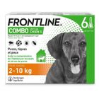 Frontline Combo chien - Anti-puces anti-tiques pour chien S - 2-10kg - 6 pipettes
