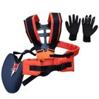 TEHIYOL Harnais à Double Sangle Rembourré pour Débroussailleuse Tondeuse Ceinture en Nylon Durable Réglable pour Débroussailleuse Jardin