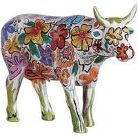 Cow parade Vache - Vaca Floral - (L) Résine, 30cm, 46792
