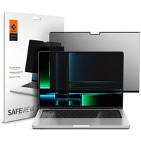 Spigen SafeView Filtre de Confidentialité pour Macbook Pro 14 Pouces M3 / M3 Pro / M3 Max / M2 Pro / M2 Max / M1 Pro / M1 Max,1 U