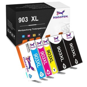 HP 903 Pack de 4 cartouches d'encre Noir/Cyan/Magenta/Jaune