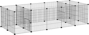 CLAPIER CLAPIER-Noir Cage pour peitits animaux Parc enclos