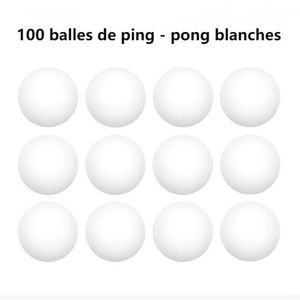 BALLE TENNIS DE TABLE Balles d'entraînement de tennis de table - Marque 