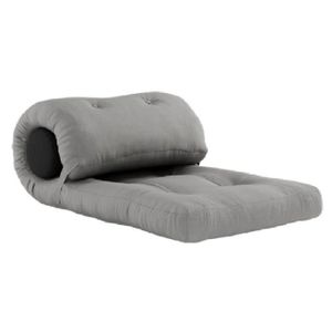 FAUTEUIL Fauteuil futon convertible WRAP couleur gris gris 