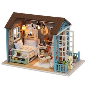 MAISON POUPÉE Maison de poupée DIY Jouet maison de poupée en bois miniature Jouet meuble