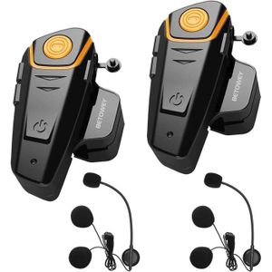 INTERCOM MOTO Intercom Moto Duo Pour 2 Casques, Bt-S2 Kit Oreill