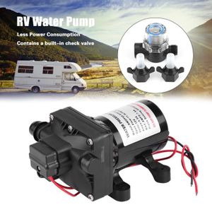 auto-amorçante 12 volts DC à fort débit pour utilisation d'eau potable caravane camping-car Pompe à eau de rechange Baceyong RV remplacement direct par révolution 