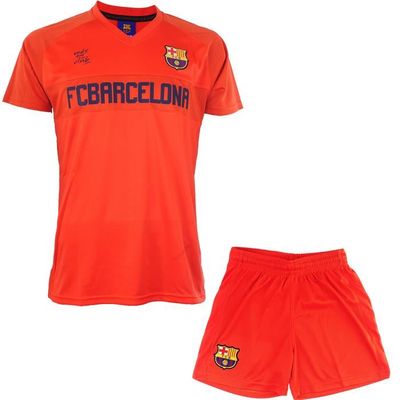 Collection Officielle Taille Enfant Short Barca Fc Barcelone Ensemble Maillot