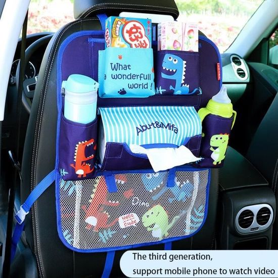 Siège Arrière De Voiture Sac De Rangement Arrière En Cuir PU