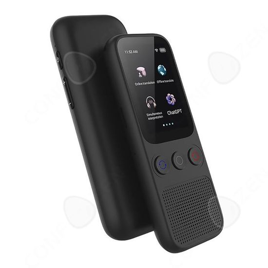 Appareil De Traduction De Langue, Écran Tactile HD 2,4 Pouces, 1G Traducteur Anglais Francais