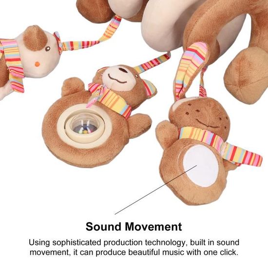 Peluche spirale store pour poussette