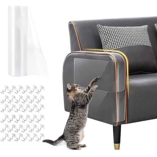 Protection Canape Chat Anti Griffe Canapé Protege Canape Griffe Chat Pour Meubles Porte Mur