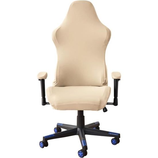 Beieyosu Housses de Chaise de Jeu, avec Housse d'accoudoir, élastiques Extensibles lavables en Machine Housse de Chaise de Bureau de Jeu vidéo d' ordinateur,D