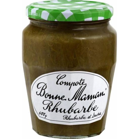 Compote de rhubarbe 600g BONNE MAMAN Cdiscount Au quotidien
