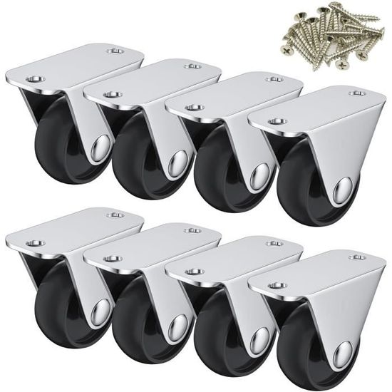 AWINNER Lot De 8 Housses De Roues De Bagages En Silicone Pour La Plupart Des Valises Pivotantes Ou Roulettes De Chaise De Bureau, Durables, Silencieuses Et Absorbant Les Chocs, Cyan, Lot De