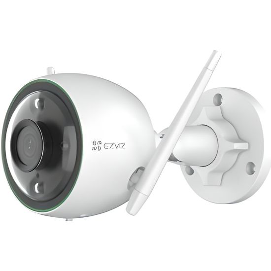 EZVIZ Caméra Surveillance WiFi Extérieure Blanche C3N 1080p (Vision Nocturne)
