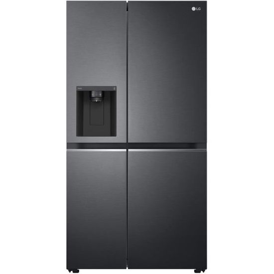 Réfrigérateur américain LG GSLV80MCLF - Carbone - Volume 635L - Froid ventilé - Fabrique à glace Slim SpacePlus