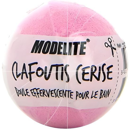 Modelite - Bombe effervescente pour le bain - Clafoutis cerise - 35gr ...